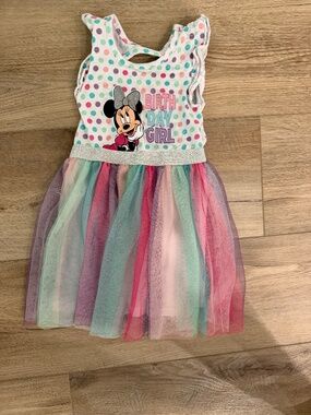 Minnie Mouse Birthday Girl Dress Size 5T